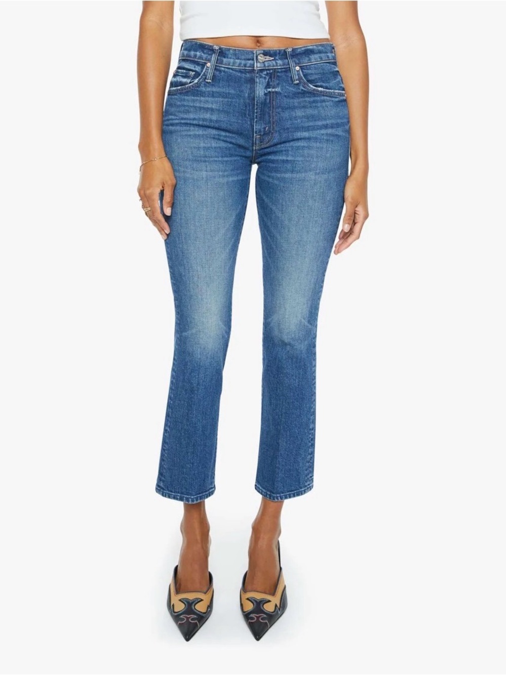 Mother Superior The Inside Ankle Jeans Where The Sun Don’t Shine Sz27